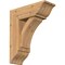 Ekena Millwork Thorton Traditional Smooth Bracket w/ Offset Brace, Western Red Cedar, 7 1/2"W x 20"D x 24"H BKT0806X20X24THR01SWR - alternate 1
